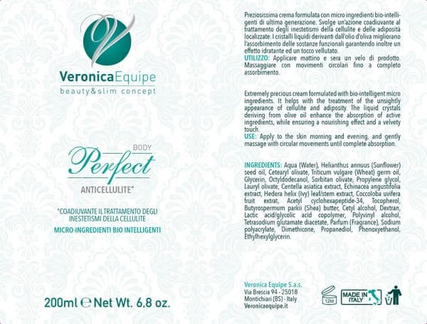 Veronica-Equipe-Prodotti-Etichetta-Body-Perfect-Anticellulite